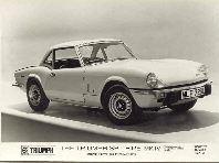 Triumph Spitfire - original Pressefoto von 1973